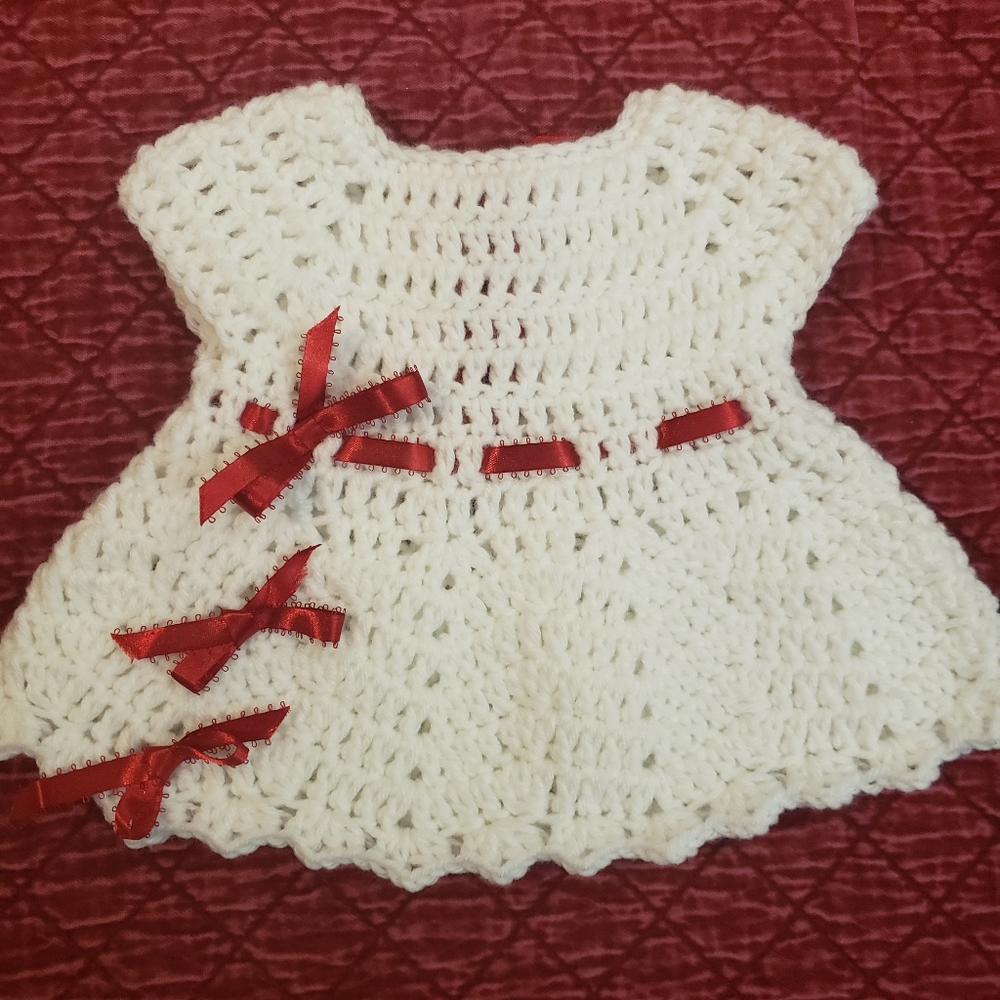 Crochet dress set